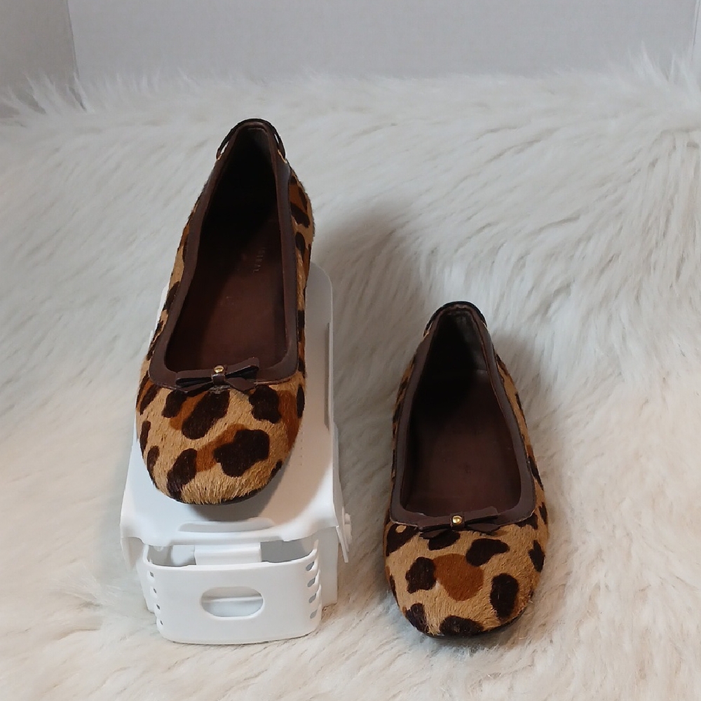 Original Car Shoe Leopard Print Women's Flats Sz 37.5